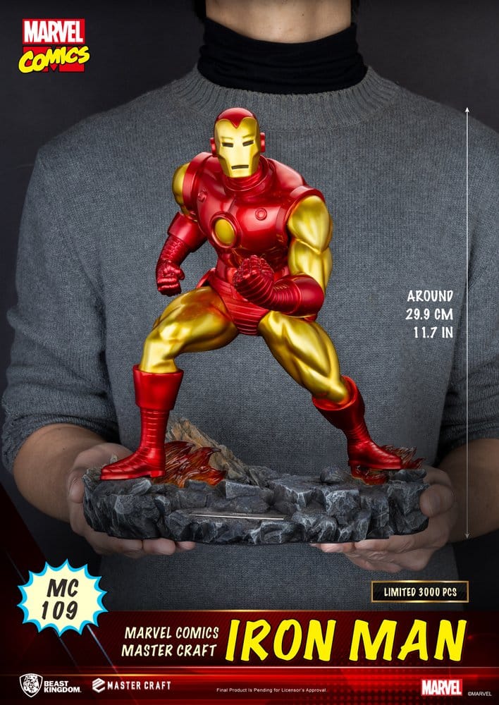 Marvel Comics Master Craft Figure Iron Man 29 cm