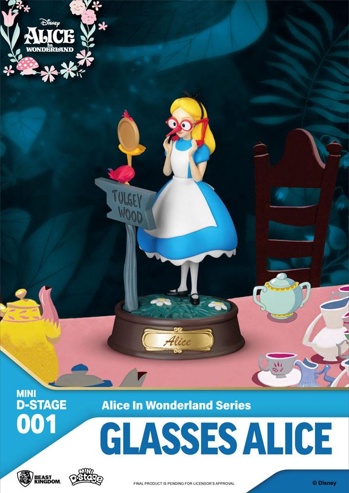 Alice in Wonderland Mini Diorama Stage Figurs 6-pack 10 cm