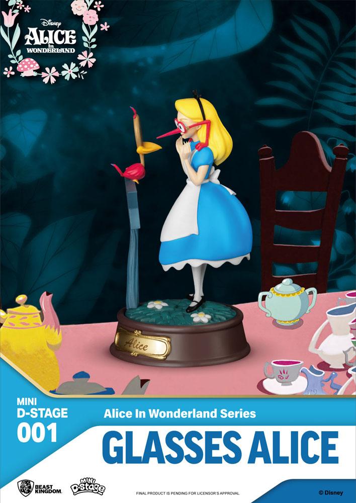 Alice in Wonderland Mini Diorama Scene Figures 6-pack 10 cm