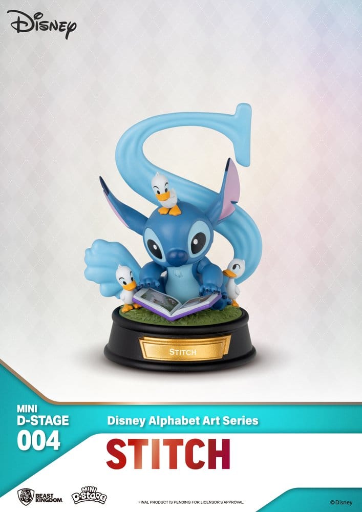 Disney Mini Diorama Scen Figur 6-pack Alfabet Konst 10 cm