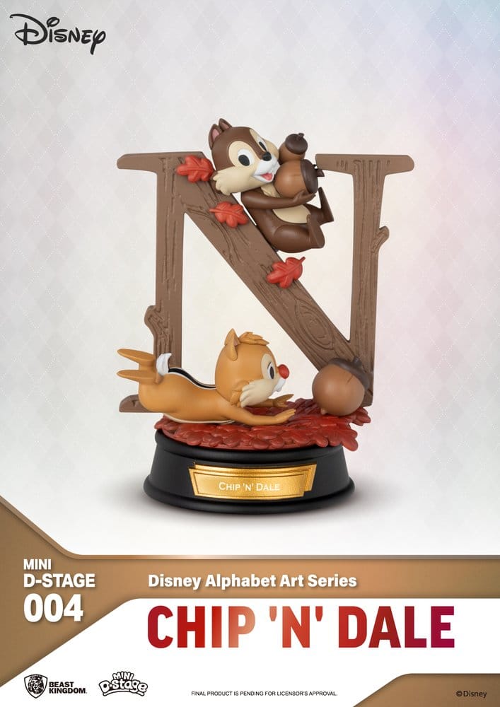 Disney Mini Diorama Scen Figur 6-pack Alfabet Konst 10 cm