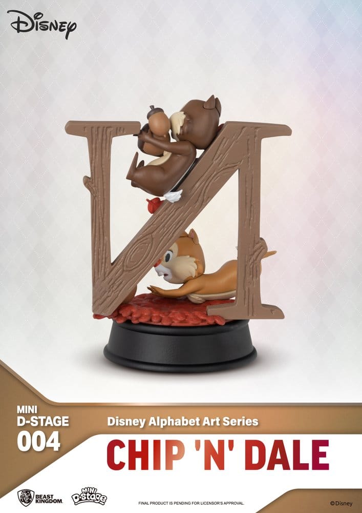 Disney Mini Diorama Scen Figur 6-pack Alfabet Konst 10 cm