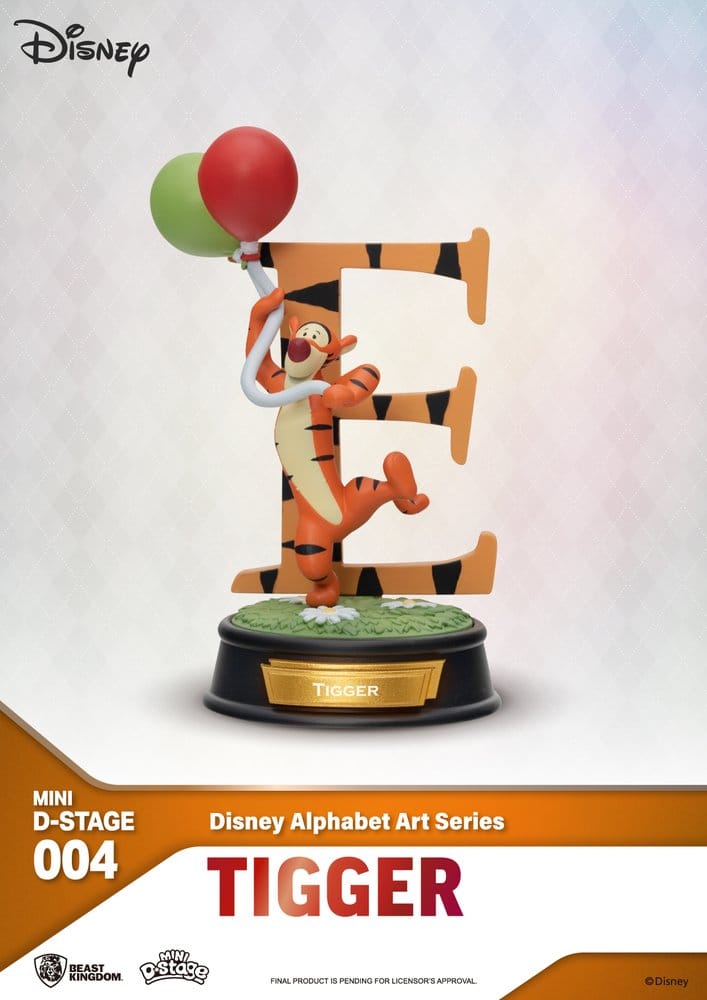 Disney Mini Diorama Scen Figur 6-pack Alfabet Konst 10 cm