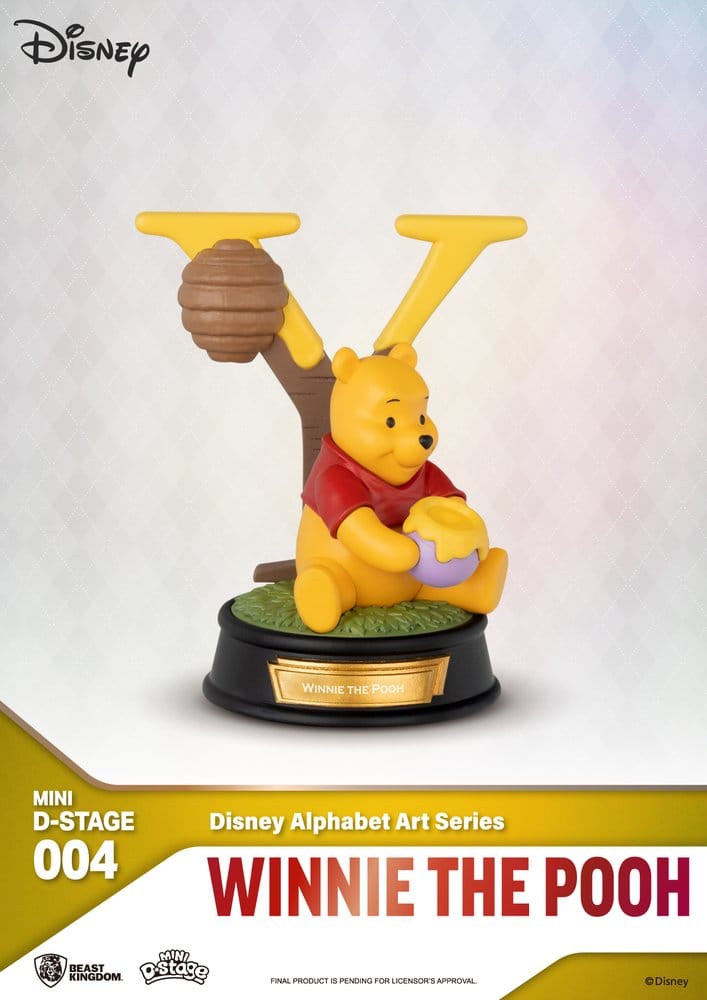 Disney Mini Diorama Scen Figur 6-pack Alfabet Konst 10 cm