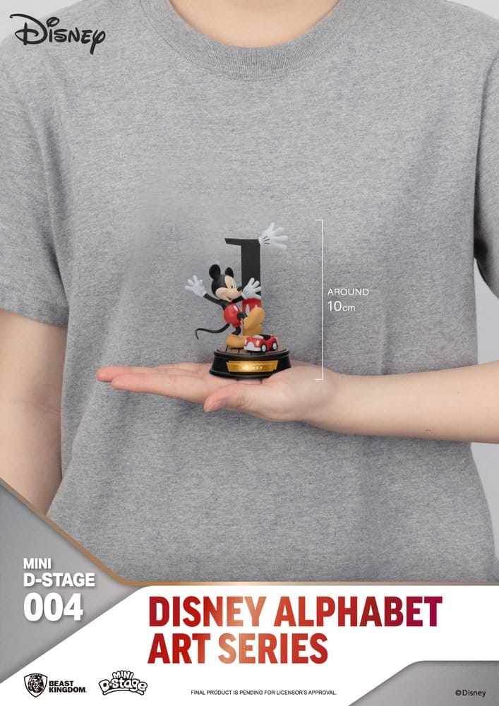 Disney Mini Diorama Scen Figur 6-pack Alfabet Konst 10 cm