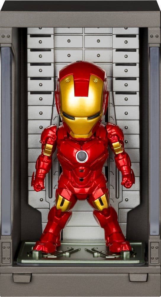 Marvel Mini Egg Mini-figurer Iron Man Hall of Armor Blindbox-sortiment (6) 8 cm