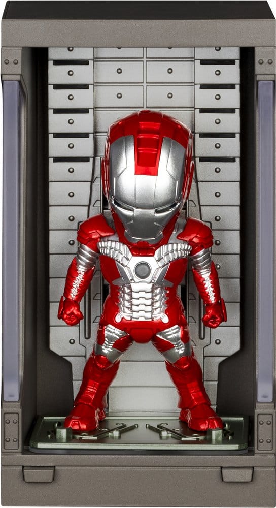 Marvel Mini Egg Mini-figurer Iron Man Hall of Armor Blindbox-sortiment (6) 8 cm