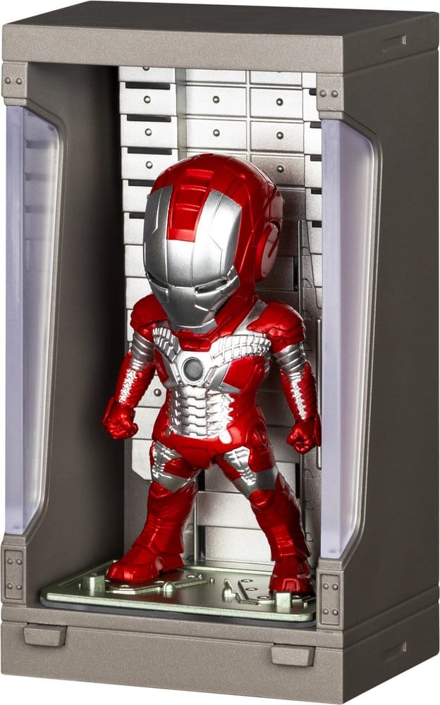 Marvel Mini Egg Mini-figurer Iron Man Hall of Armor Blindbox-sortiment (6) 8 cm