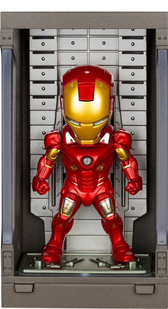 Marvel Mini Egg Mini-figurer Iron Man Hall of Armor Blindbox-sortiment (6) 8 cm