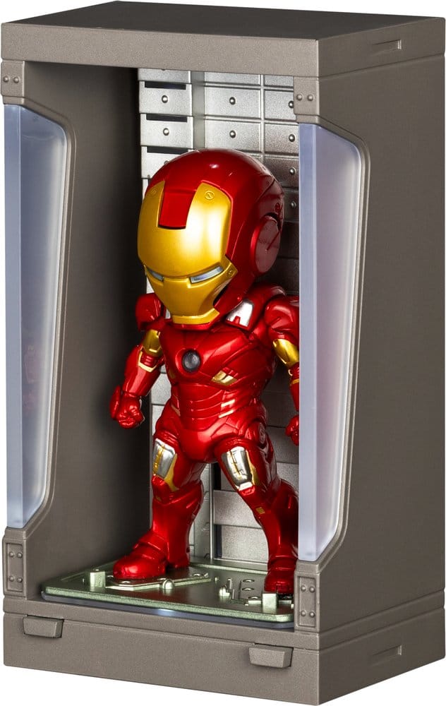 Marvel Mini Egg Mini-figurer Iron Man Hall of Armor Blindbox-sortiment (6) 8 cm