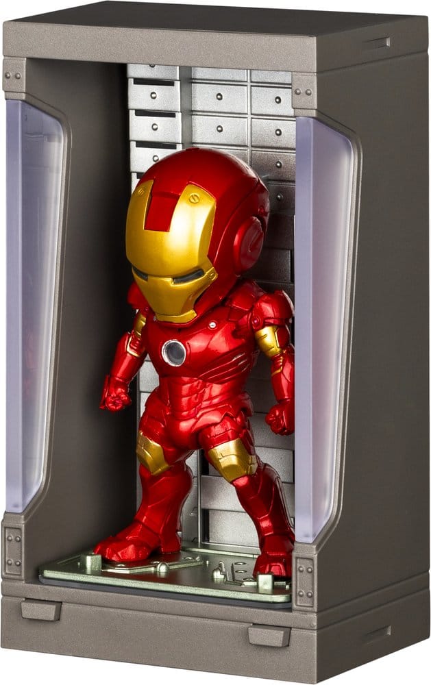 Marvel Mini Egg Mini-figurer Iron Man Hall of Armor Blindbox-sortiment (6) 8 cm