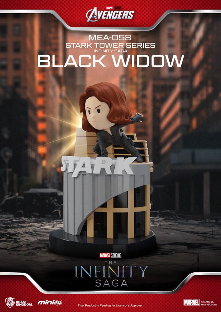 Marvel Mini Egg Attack Figurer 12 cm - Infinity Saga Stark Tower Beast Kingdom Toys