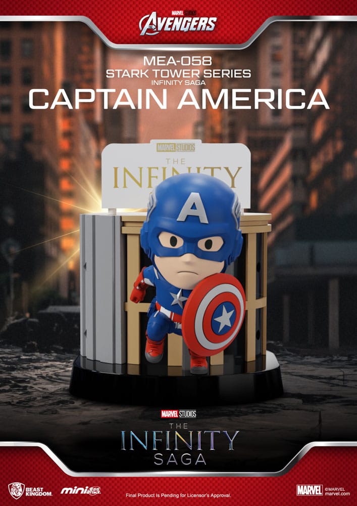 Marvel Mini Egg Attack Figurer 12 cm - Infinity Saga Stark Tower Beast Kingdom Toys