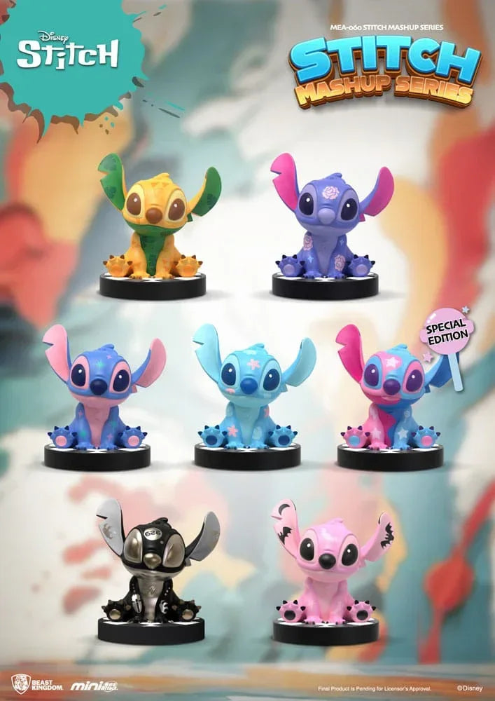 Lilo & Stitch Mini Egg Attack Blind Box Figures – 10 cm Stitch Mashup Series Assortment (6) Beast Kingdom Toys