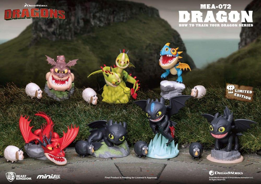Draktränaren Mini Egg Attack Blind Box Figurer 10 cm Sortiment (6) Beast Kingdom Toys