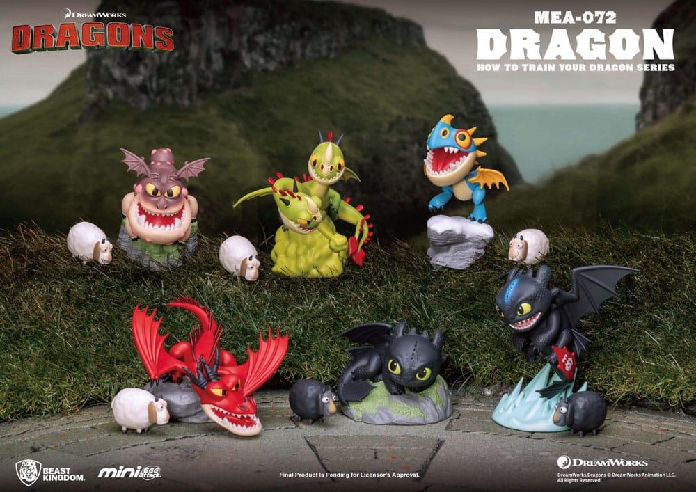 Draktränaren Mini Egg Attack Blind Box Figurer 10 cm Sortiment (6) Beast Kingdom Toys