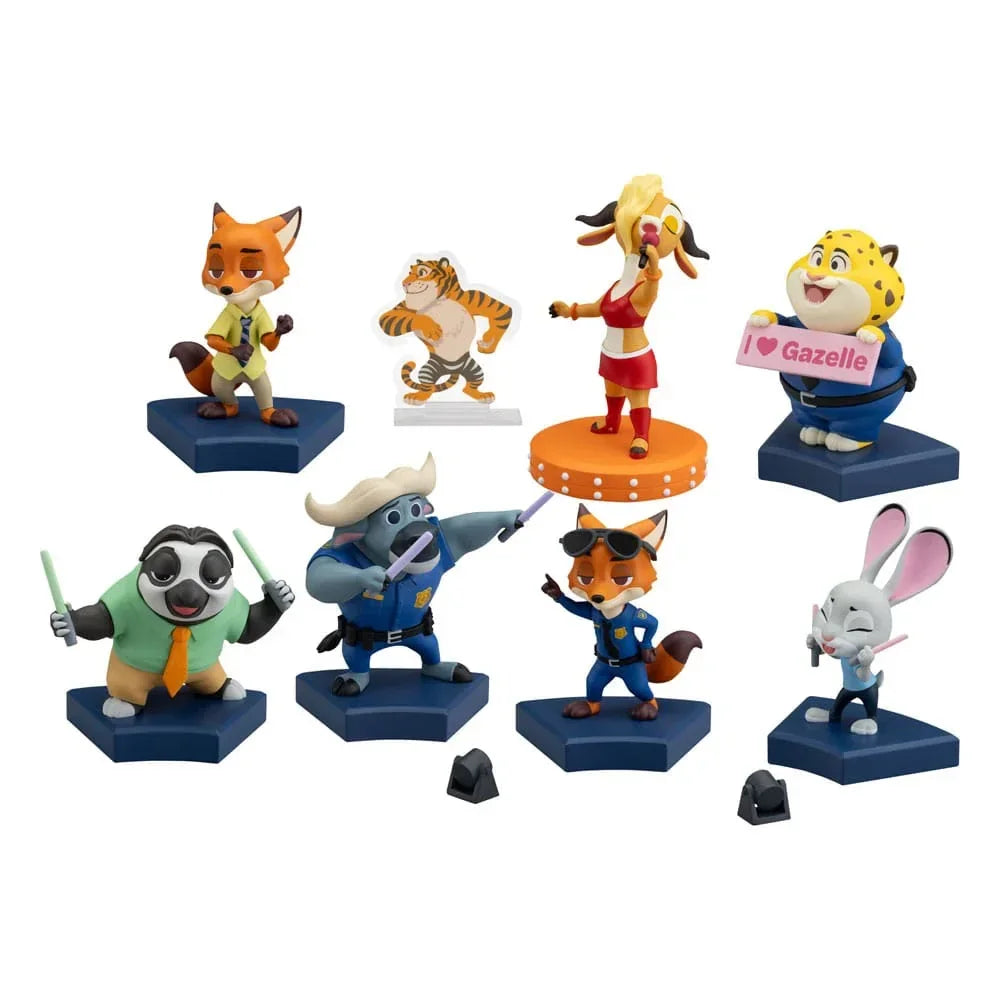 Zootopia Mini Egg Attack Blind Box Figurer - Concertserie 8 cm (6 stycken) Beast Kingdom Toys