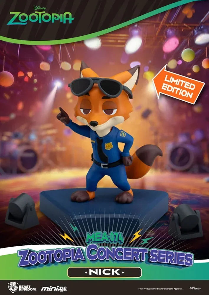 Zootopia Mini Egg Attack Blind Box Figurer - Concertserie 8 cm (6 stycken) Beast Kingdom Toys