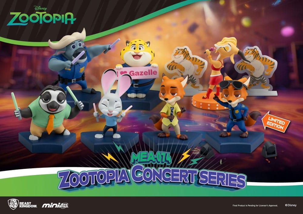 Zootopia Mini Egg Attack Blind Box Figurer - Concertserie 8 cm (6 stycken) Beast Kingdom Toys