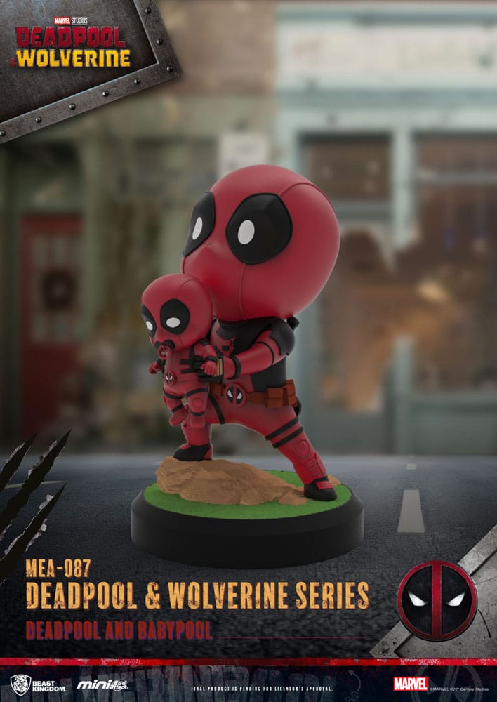 Deadpool 3 Deadpool & Wolverine Series Mini Egg Attack Figurer 8 cm Beast Kingdom Toys