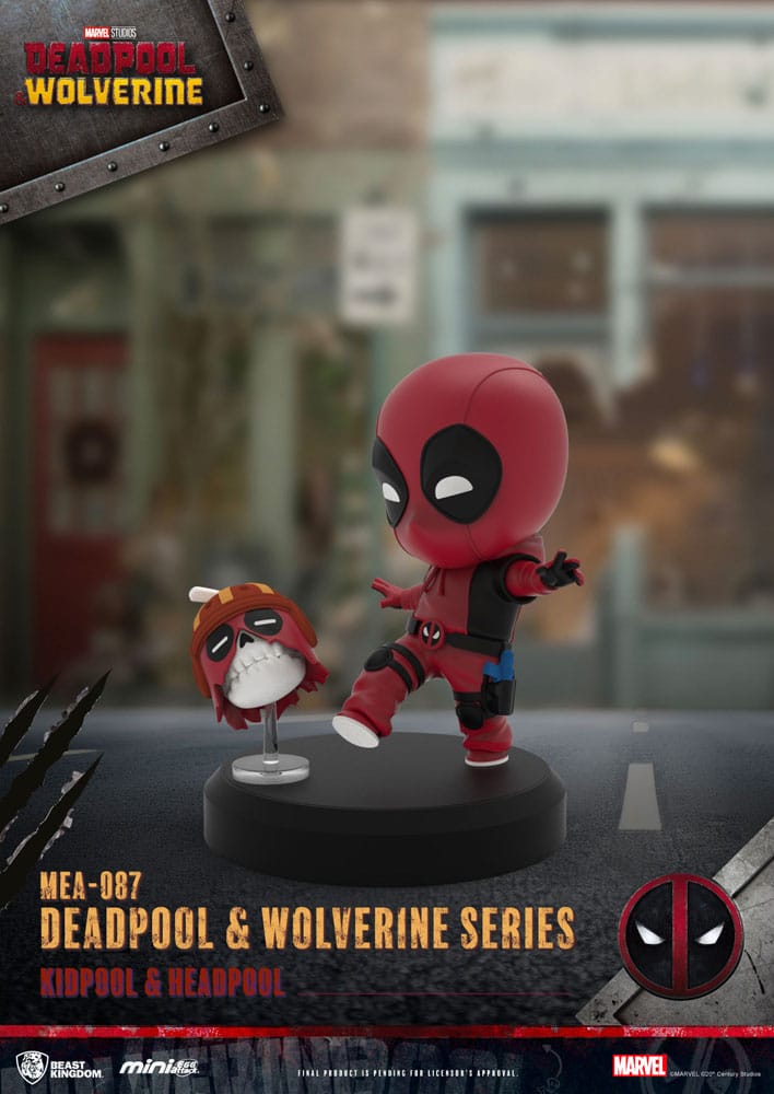 Deadpool 3 Deadpool & Wolverine Series Mini Egg Attack Figurer 8 cm Beast Kingdom Toys