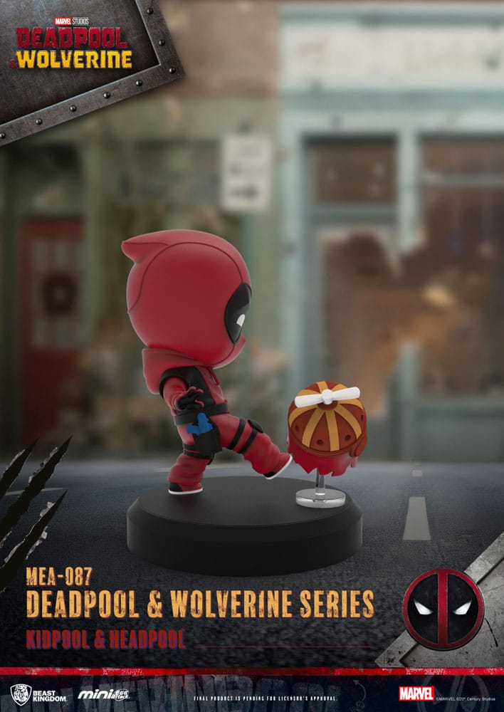 Deadpool 3 Deadpool & Wolverine Series Mini Egg Attack Figurer 8 cm Beast Kingdom Toys