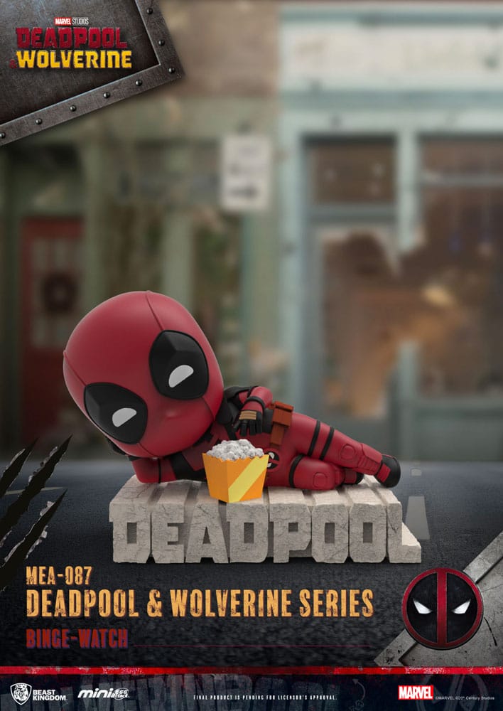 Deadpool 3 Deadpool & Wolverine Series Mini Egg Attack Figurer 8 cm Beast Kingdom Toys
