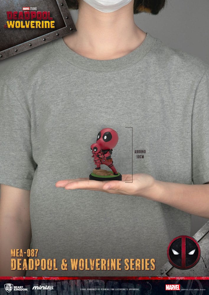 Deadpool 3 Deadpool & Wolverine Series Mini Egg Attack Figurer 8 cm Beast Kingdom Toys