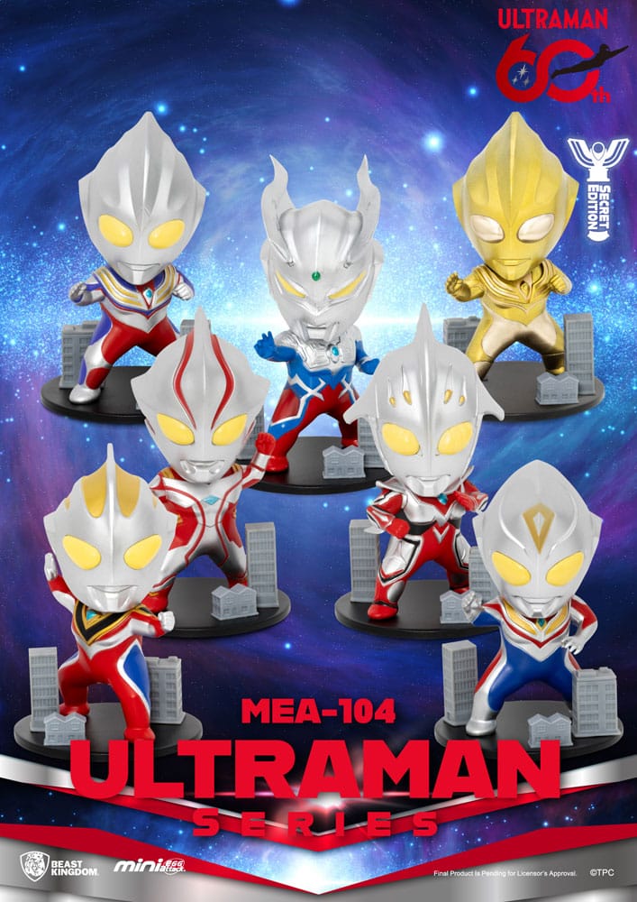 Ultraman Mini Egg Attack Blind Box Figurer Ultraman Serie 2 9 cm Sortiment (6) Beast Kingdom Toys