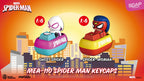 Spider Man Mini Egg Attack Blind Box Figurer nyckelringar 5 cm Sortiment (6) Beast Kingdom Toys
