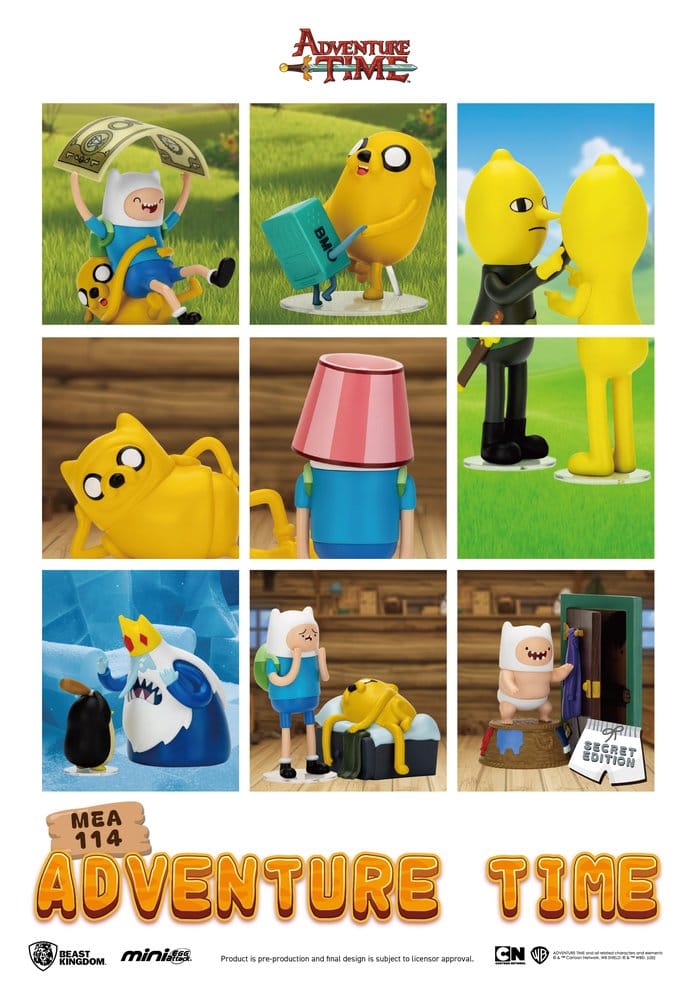 Adventure Time Mini Egg Attack Blind Box Figurer Adventure Time 9 cm Sortiment (6)