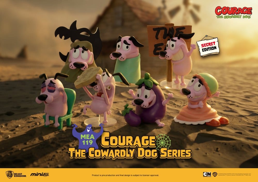 Courage the Cowardly Dog Mini Egg Attack Blind Box-figurer Sortiment 8 cm (6)