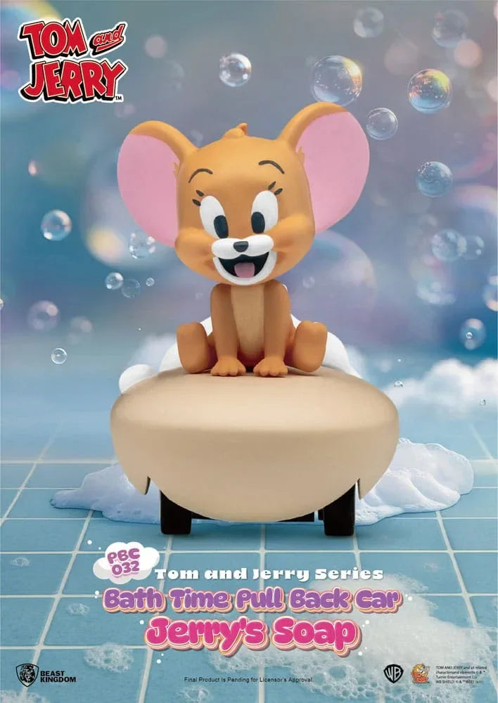 Tom & Jerry Pull Back Cars Badkar Blind Box 6-Pack Beast Kingdom Toys