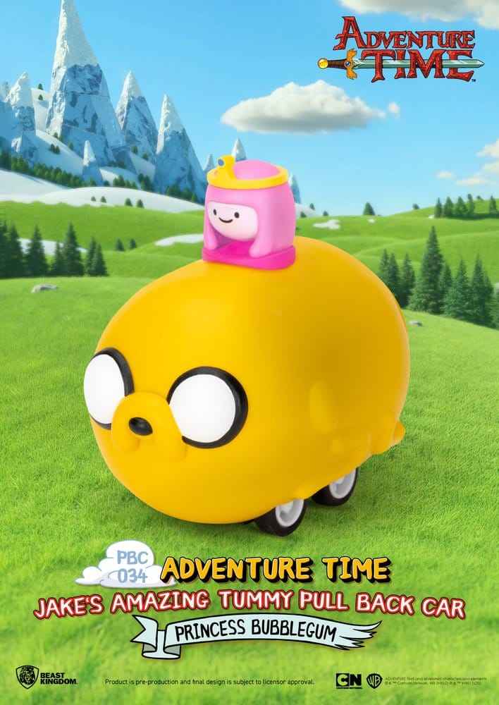 Adventure Time Återdragsbil Jake’s Otroliga Mage 5 cm Blind Box Sortiment (6)