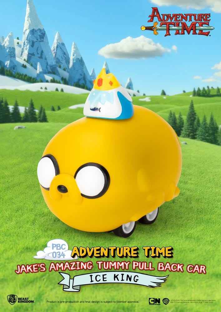 Adventure Time Återdragsbil Jake’s Otroliga Mage 5 cm Blind Box Sortiment (6)