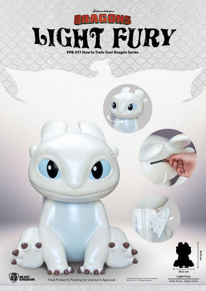 How to Train Your Dragon Funktional Figur Vinyl Light Fury 35 cm Beast Kingdom Toys