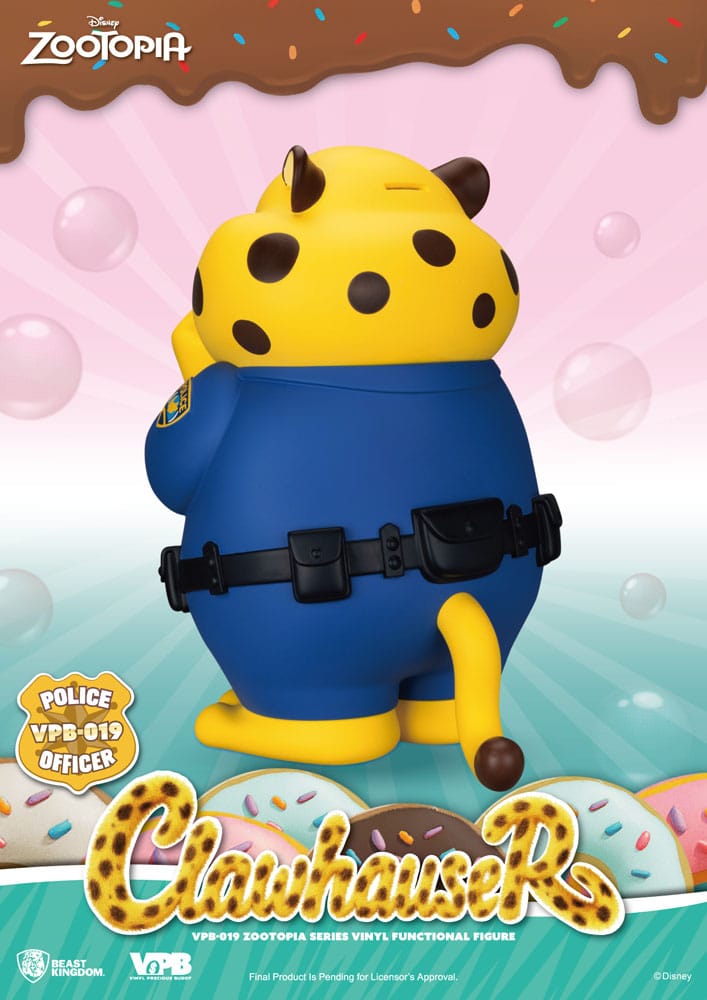 Zootopia Piggy Vinyl Bank Clawhauser 40 cm Beast Kingdom Toys