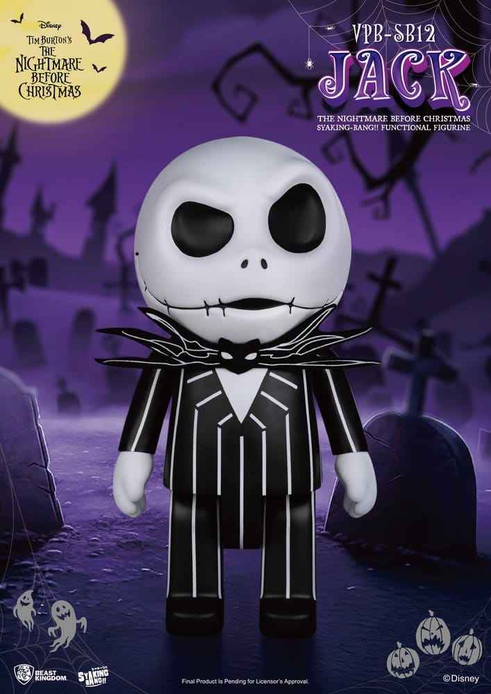 The Nightmare Before Christmas syaking-bang Sparbössa Figur Jack 47 cm