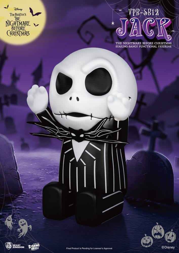 The Nightmare Before Christmas syaking-bang Sparbössa Figur Jack 47 cm
