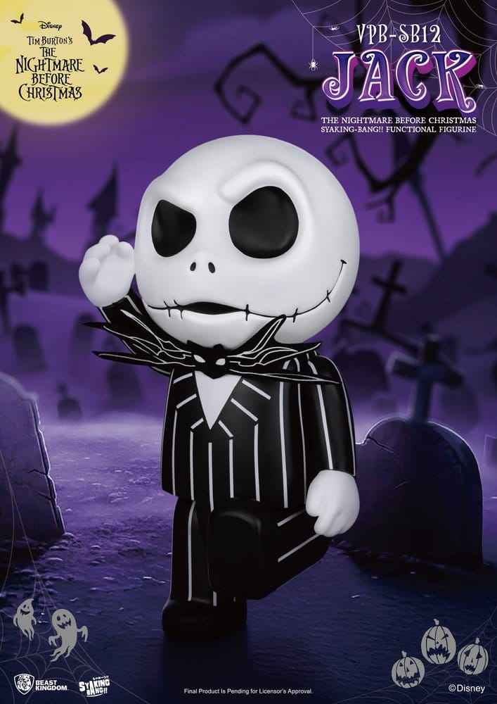 The Nightmare Before Christmas syaking-bang Sparbössa Figur Jack 47 cm