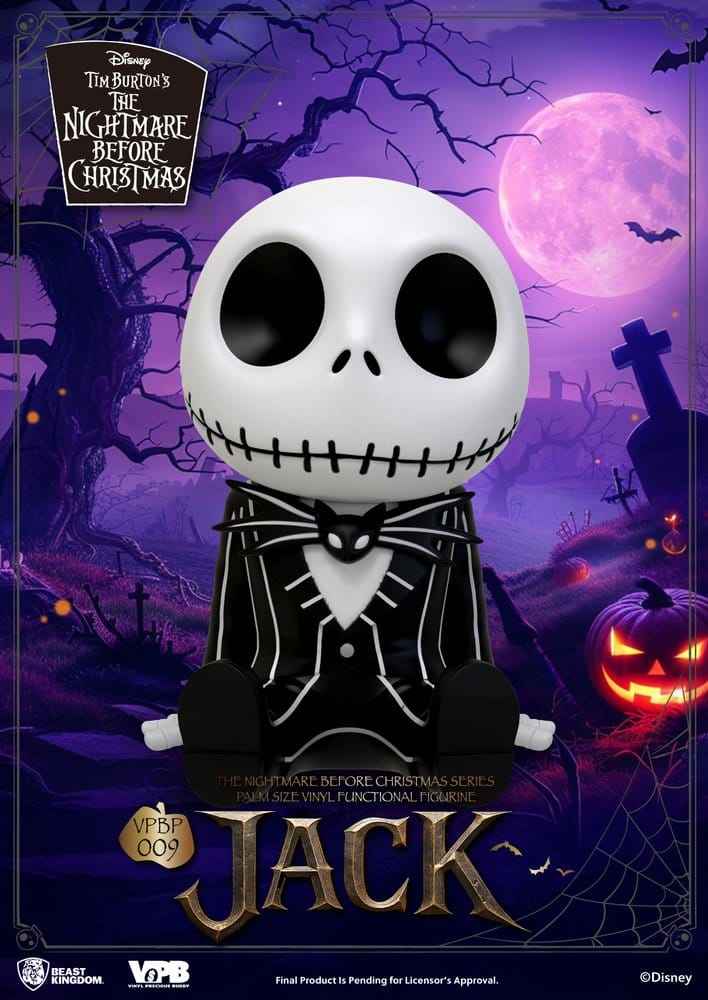 The Nightmare Before Christmas Sparbössa Figur Jack 12 cm, Palmstorlek