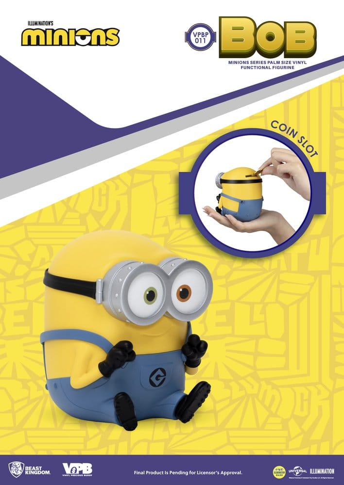 Minions Spargris Vinyl Bob Winnie 10 cm