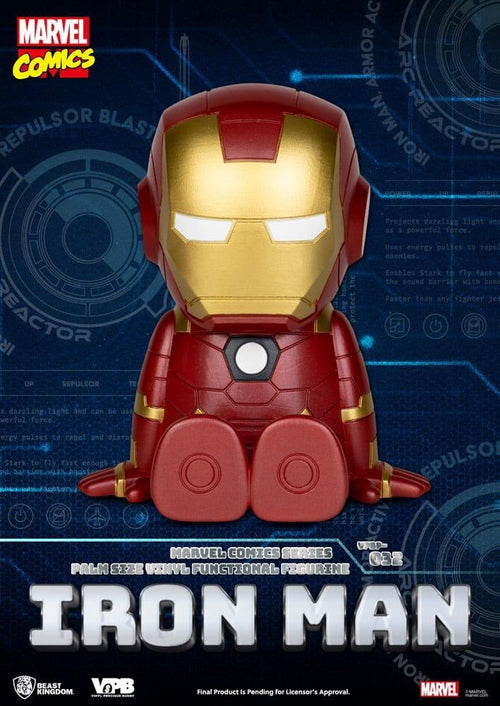 Classic Marvel Comics Piggy Vinyl Bank Iron Man 12 cm Beast Kingdom Toys