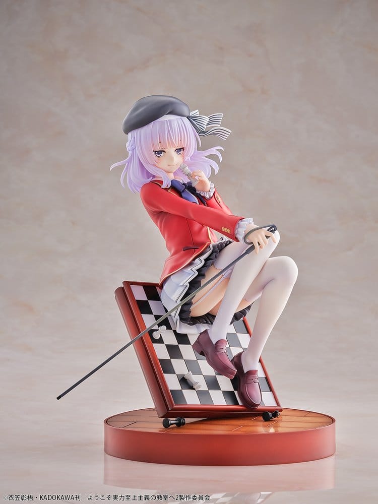 PVC-figur i skala 1/7 av Arisu Sakayanagi från Classroom of the Elite, ca 20 cm