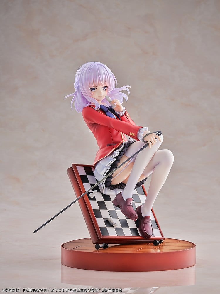 PVC-figur i skala 1/7 av Arisu Sakayanagi från Classroom of the Elite, ca 20 cm