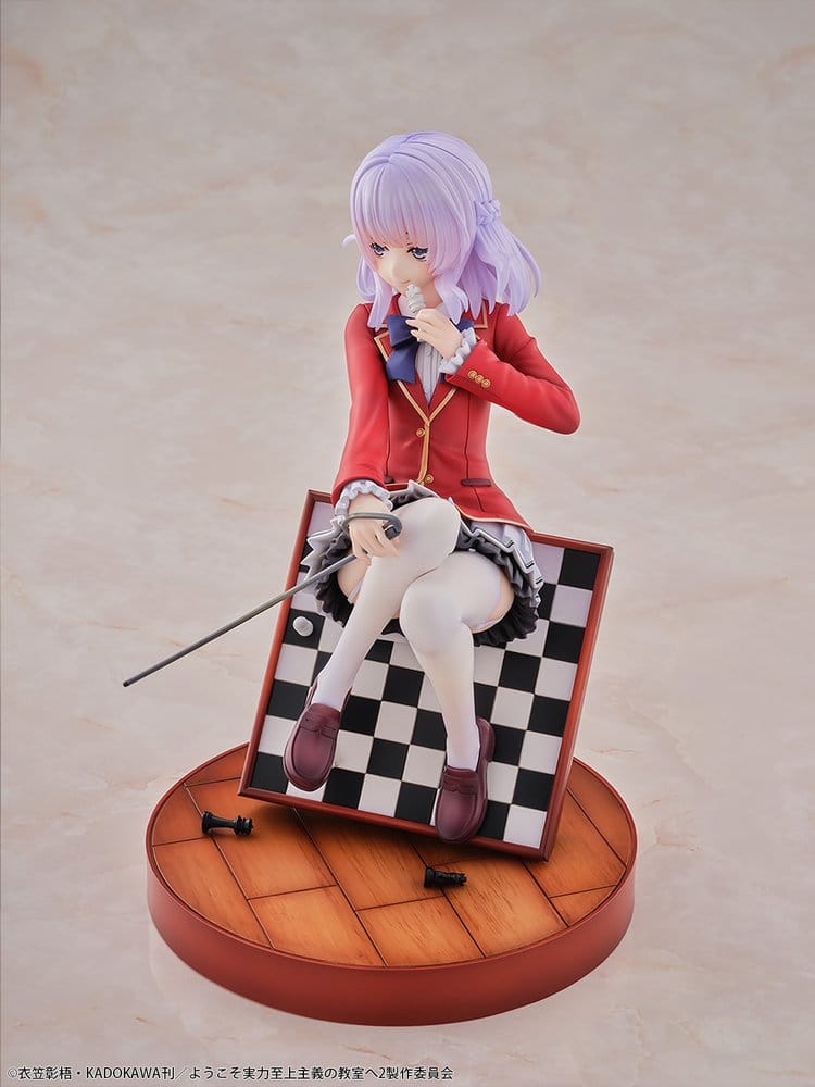 PVC-figur i skala 1/7 av Arisu Sakayanagi från Classroom of the Elite, ca 20 cm
