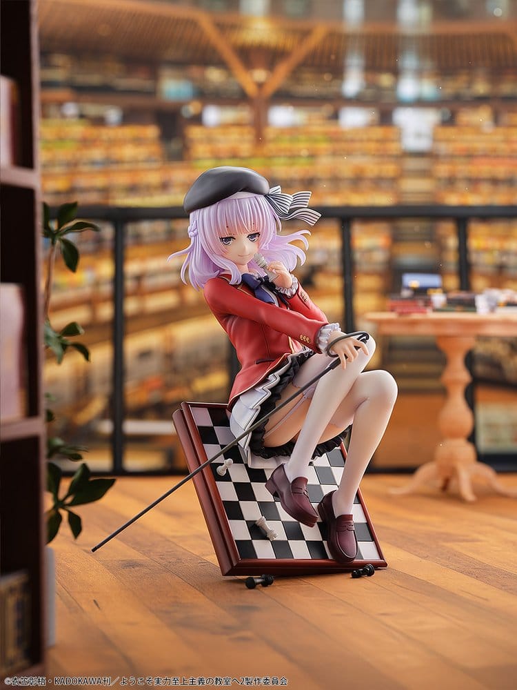 PVC-figur i skala 1/7 av Arisu Sakayanagi från Classroom of the Elite, ca 20 cm