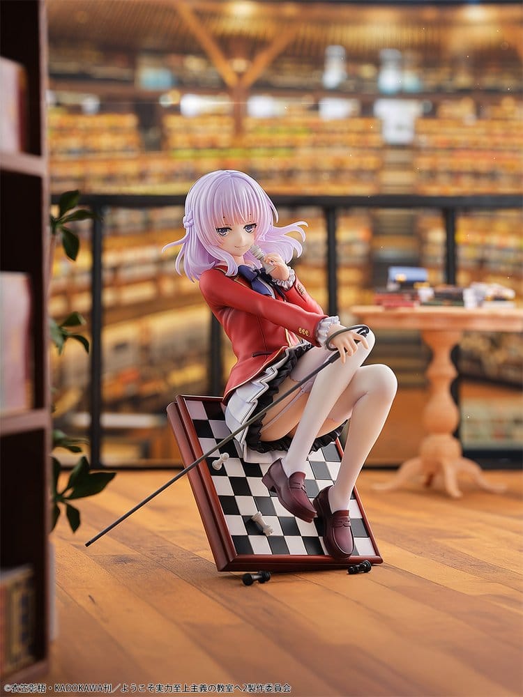 PVC-figur i skala 1/7 av Arisu Sakayanagi från Classroom of the Elite, ca 20 cm