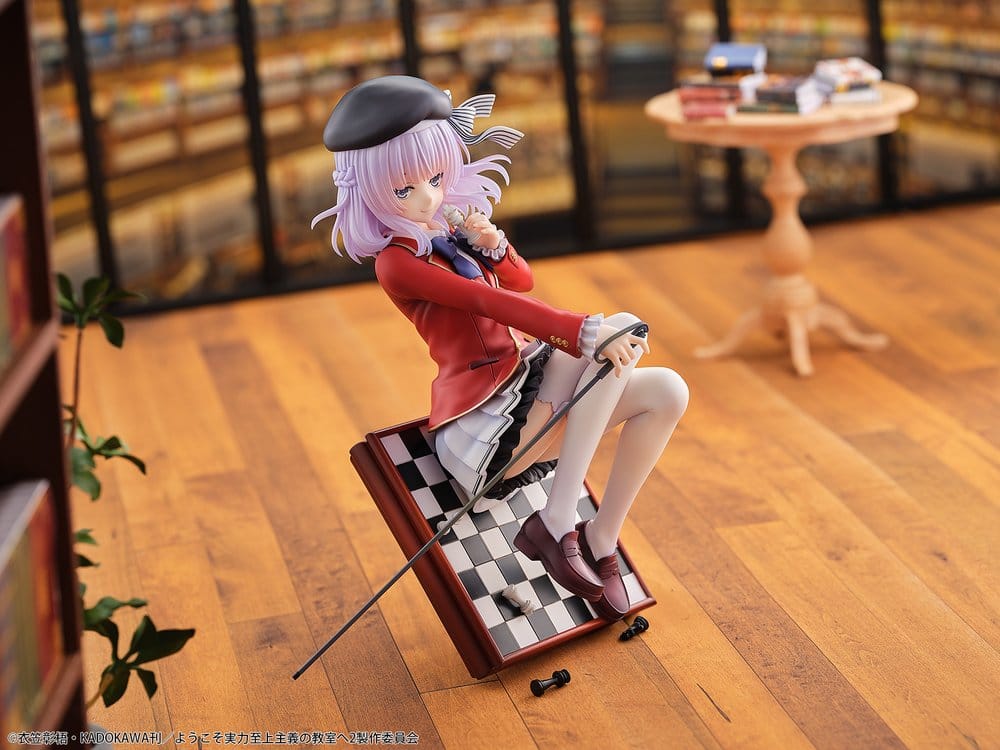 PVC-figur i skala 1/7 av Arisu Sakayanagi från Classroom of the Elite, ca 20 cm