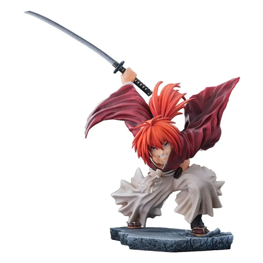 Rurouni Kenshin: Meiji Kenkaku Romantan Kyoto Douran PVC Figur 1/6 Kenshin Himura Dragon Flight of Heaven Ver. 26 cm Bellfine